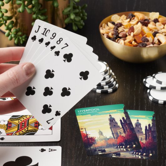 Liverpool Verenigd Koninkrijk Reizen Pokerkaarten (Insitu)
