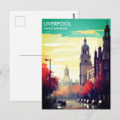 Liverpool Verenigd Koninkrijk Travel Briefkaart (Voorkant / Achterkant)