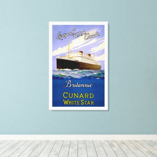 Liverpool, Verenigde Staten en Canada ~ by Britann Canvas Afdruk (Insitu (Houten vloer))