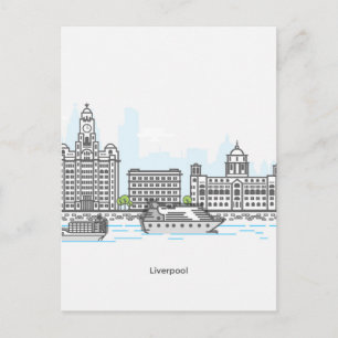 Liverpool Waterfront Briefkaart