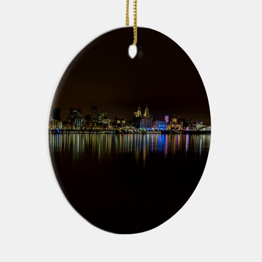 Liverpool Waterfront Keramisch Ornament (Rechts)