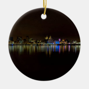 Liverpool Waterfront Keramisch Ornament