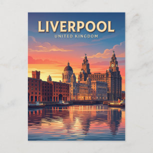 Liverpool Waterfront Verenigd Koninkrijk Briefkaart
