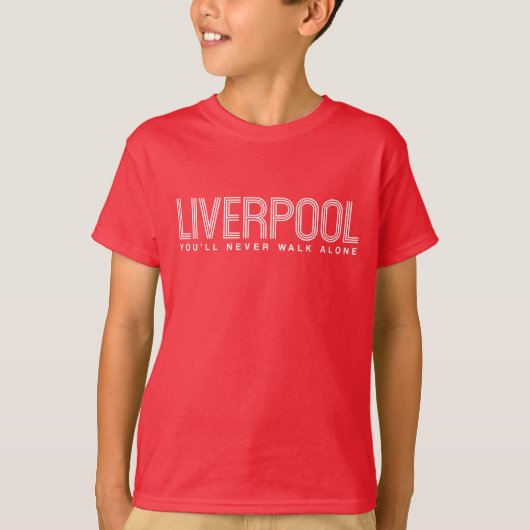 Liverpool YNWA Kind Red T-shirt (Voorkant)