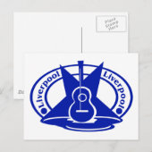liverpoolblauw briefkaart (Voorkant / Achterkant)