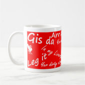 Liverpudlian/Wacker mok, rood Koffiemok (Links)