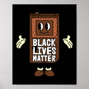 Lives Probleem Video-game Black History Gaming Gam Poster