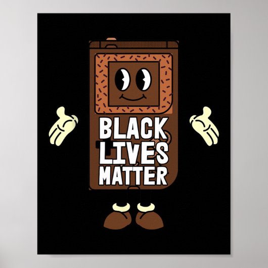 Lives Probleem Video-game Black History Gaming Gam Poster (Voorkant)