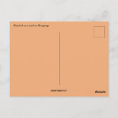 Livestock on a Road in Paraguay Briefkaart (Achterkant)