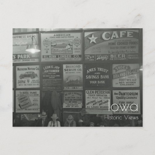 Livestock Sale Hall Briefkaart (Voorkant)