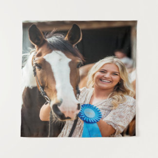 Livestock Show Horse Photo Customize Wandkleed