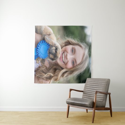 Livestock Show Rabbit Photo Customize Wandkleed (In Situ (horizontaal))