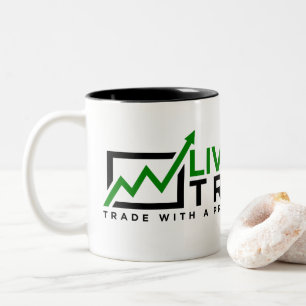 LiveStream-Mok voor handel Tweekleurige Koffiemok