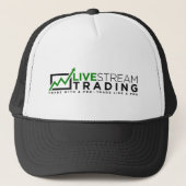 LiveStream Trading Trucker Hat Trucker Pet (Voorkant)