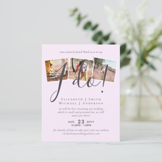 Livestreaming Kijk hoe we zeggen: I Do! FOTOHuweli (Staand voorkant)