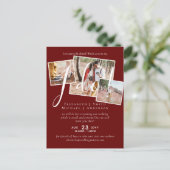 Livestreaming Kijk ons 'I Do' zeggen! Bruiloftsfot Briefkaart (Staand voorkant)