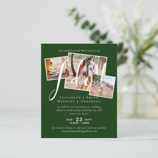 Livestreaming Kijk ons 'I Do' zeggen! FOTOHUWELIJK (Staand voorkant)