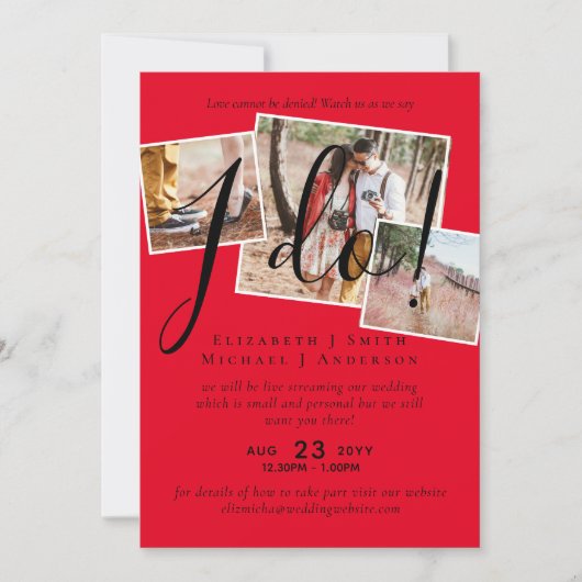 Livestreaming Kijk ons 'I Do' zeggen! Huwelijksrep (Voorkant)