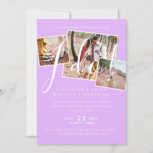 Livestreaming Kijk ons 'I Do' zeggen! Huwelijksrep (Voorkant)