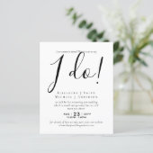 Livestreaming Trouw Uitnodigingen - Kijk hoe we Ja (Staand voorkant)