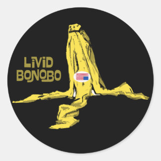 LIVID BONOBO RONDE STICKER