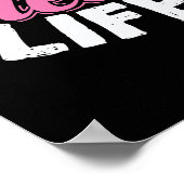 Livin die Cheer Life Cheerleader Sport turnen Poster (Hoek)