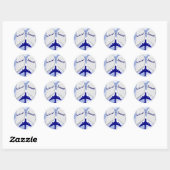 Livin' Feathers Ronde Sticker (Vel)