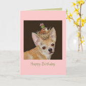 Livin' High op de hond met Gus en Putney kaart (Gele Bloem)