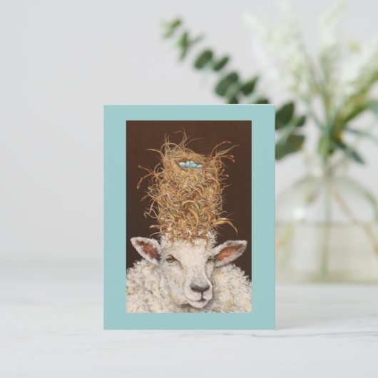 Livin' High op het briefkaart van de schapen (Staand voorkant)