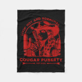 Livin Hot And Menopause  Fleece Deken (Voorkant)