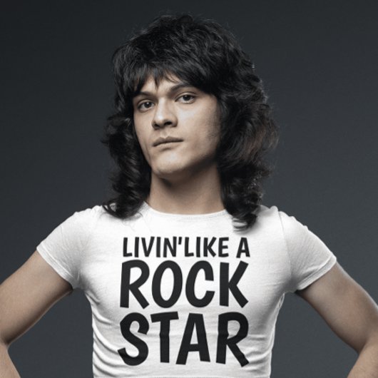LIVIN' LIKE A ROCK STAR, Mannen t-shirts