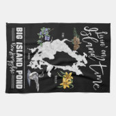 Livin op Island Time Big Island Pond NH Bar Towel Theedoek (Horizontaal)