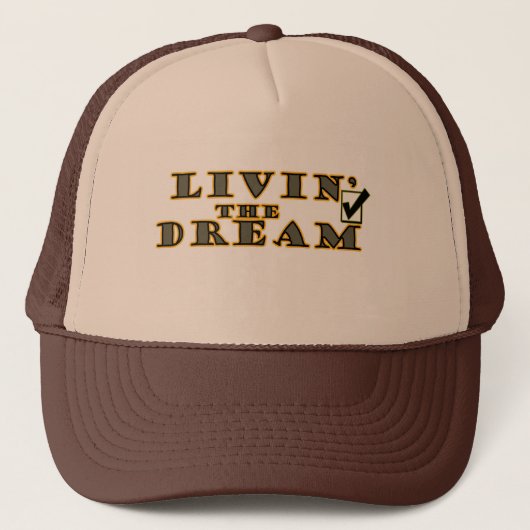 Livin the Dream Trucker Pet (Voorkant)