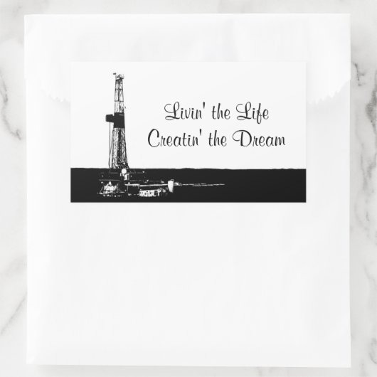 "Livin' the Life" Sticker (Tas)