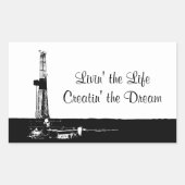 "Livin' the Life" Sticker (Voorkant)