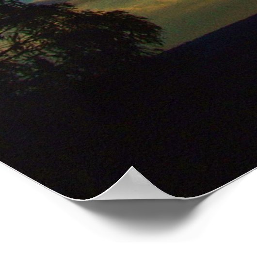 Living Art Uitzicht Poster (Hoek)