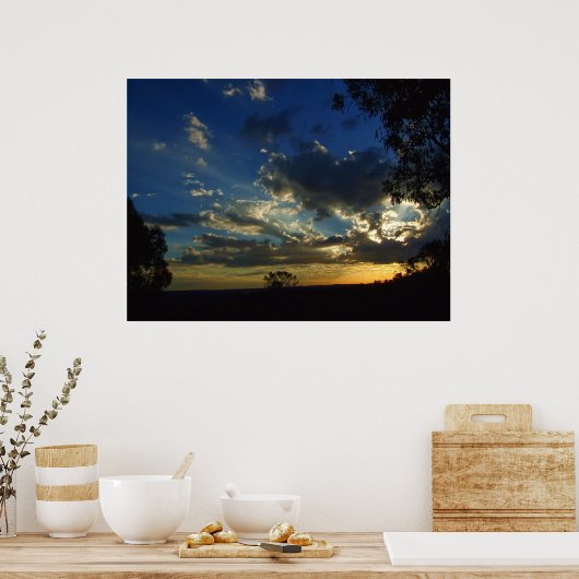 Living Art Uitzicht Poster (Keuken)