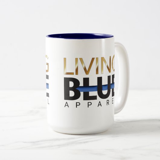 Living Blue Apparel Mok (Voorkant rechts)