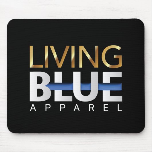 Living Blue Apparel Muismat (Voorkant)