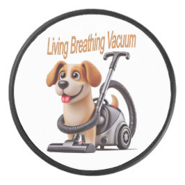 Living Breathing Vacuum Dog Hockey Puck