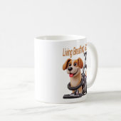 Living Breathing Vacuum Dog Koffiemok (Voorkant rechts)