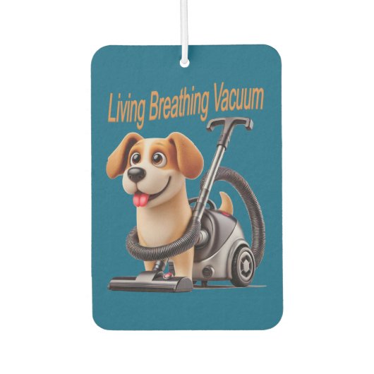 Living Breathing Vacuum Dog Luchtverfrisser (Voorkant)