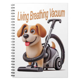 Living Breathing Vacuum Dog Notitieboek
