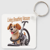 Living Breathing Vacuum Dog Sleutelhanger (Achterkant)