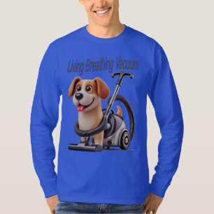 Living Breathing Vacuum Dog T-shirt