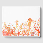 Living Coral Beach House Gastenboek (Achterkant)