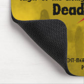 Living Dead/King in Gele mousepad met kroon Muismat (Hoek)