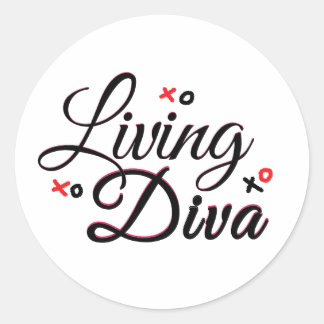 Living Diva Classic ronde Stickers