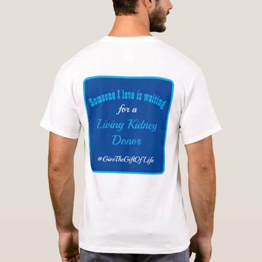Living Donor T-shirt (Achterkant)