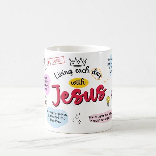 Living Each Day with Jesus Mug Koffiemok (Center)